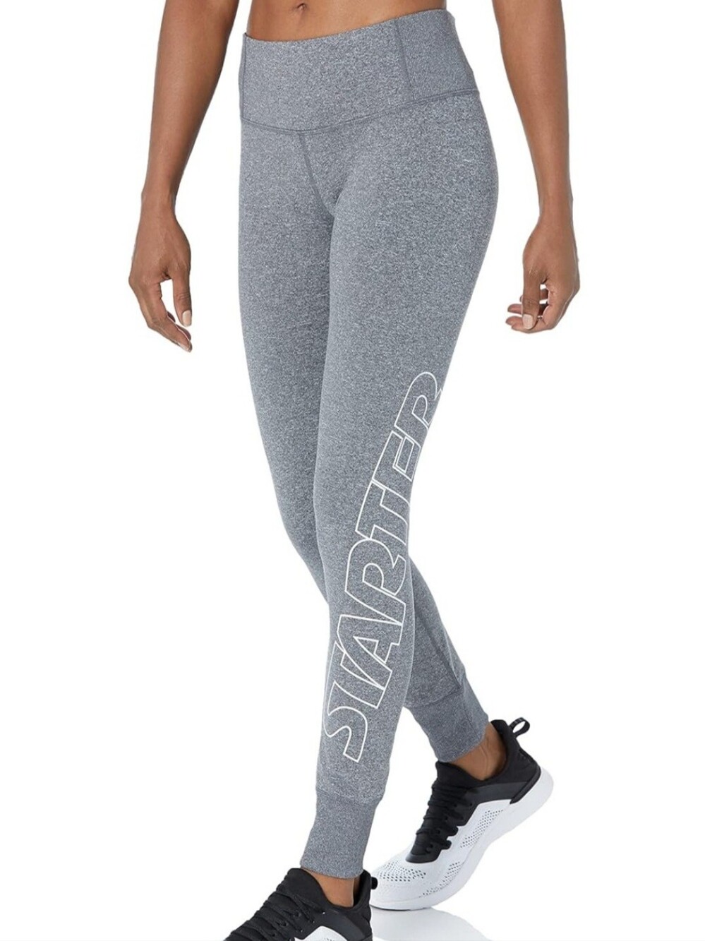 Starter Women's 28" Ribbed Cuff Logo Leggings